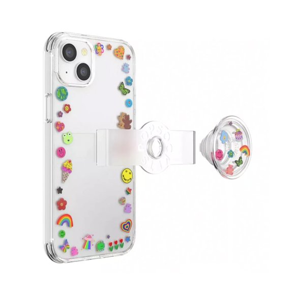PopSockets Indie Stickers Plant-Based Case with PopGrip for iPhone 14 Plus NWT - Picture 5 of 6